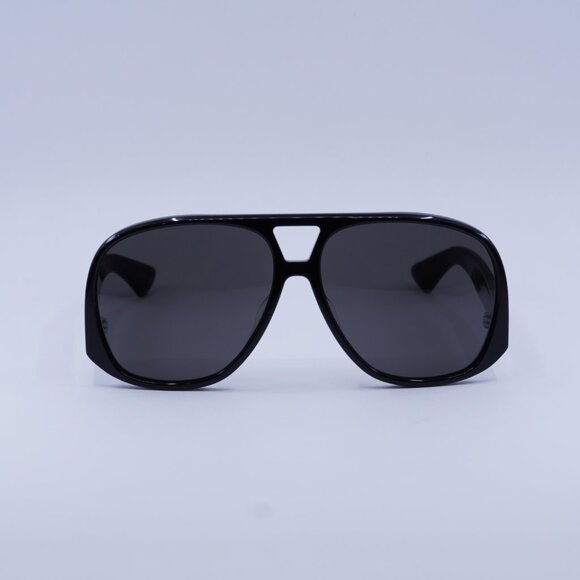 🕶️ New Saint Laurent SL652/F SOLACE 001 Sunglasses - Black Frame, Black Lenses - Picture 2 of 12